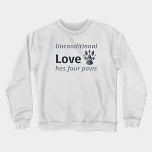 geometric dog paw Crewneck Sweatshirt